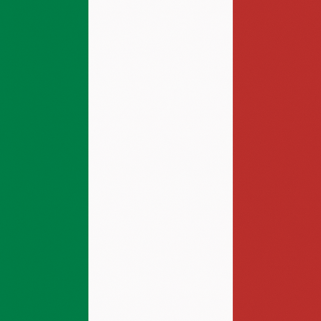 Bandiera italiana - torneo blind tennis Italia