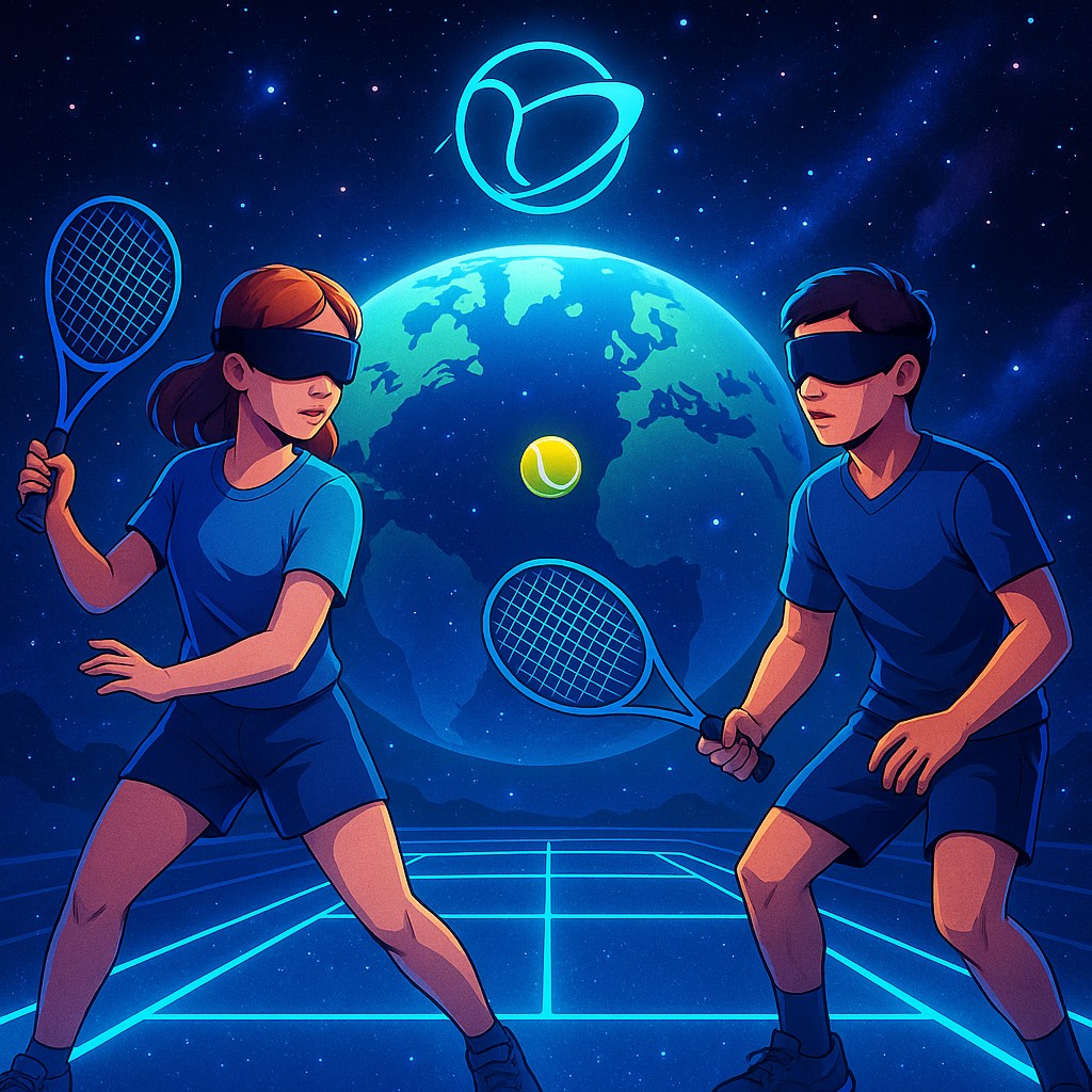Logo Blind Tennis World - portale blind tennis
